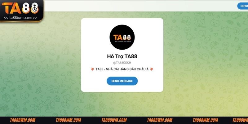 Nhiều phương thức để người chơi liên hệ với TA88