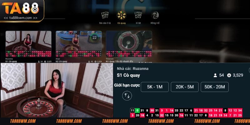 Những đặc điểm nổi bật nhất của sảnh casino tại Ta88 được công nhận