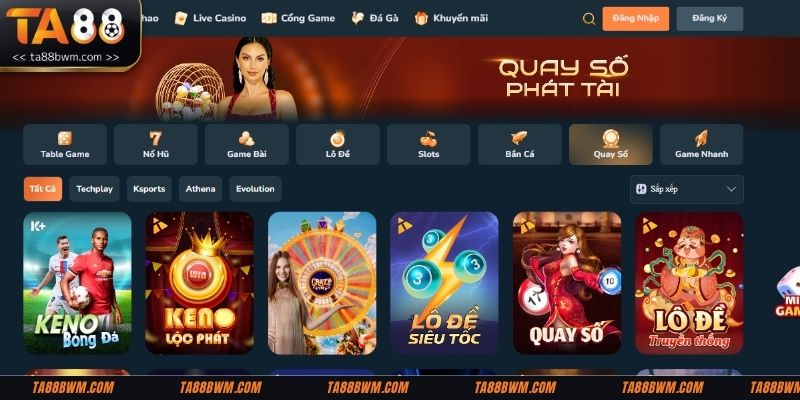 Quay số Ta88 – quay nhanh, trúng lớn, dễ chơi mỗi ngày